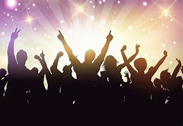Image result for Party Crowd Silhouette