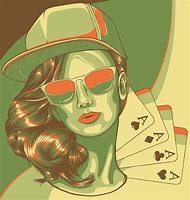 Image result for Poker Face Illustration