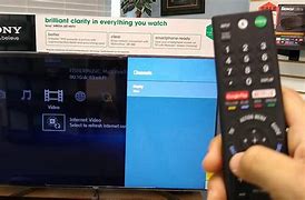 Image result for 4K Sony TV Input Button with No Remote