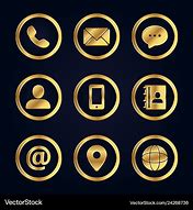 Image result for Gold Phone Icon with Green Background