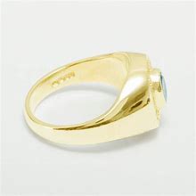 Image result for Natural Topaz Signet Ring UK 24Ct Gold
