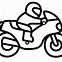 Image result for Biker Outline