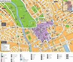 Image result for Cardiff City Map