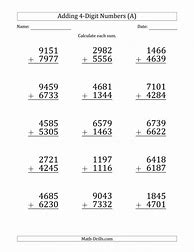 Image result for Addition Plus 4 Worksheet