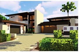 Image result for A Modern House in Minecraft