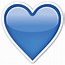 Image result for Blue Heart Cute