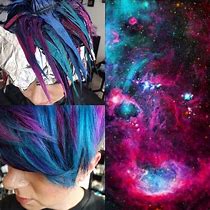 Image result for Galaxy Hair Perm