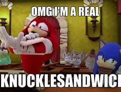 Image result for Sonic Boom Knuckles Meme