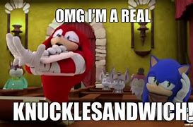 Image result for Sonic Knuckles Meme