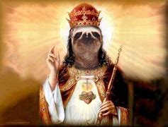 Image result for God Sloth Meme