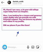 Image result for Sugar Daddy Messages On Instagram
