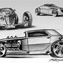 Image result for Roadster Hot Rod Concept Sketch
