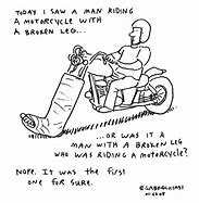 Image result for Broken Arm On Motorcycle