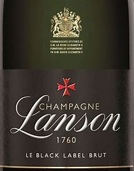 Image result for Lanson Black Label Champagne Paper Crafts