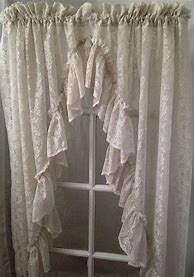 Image result for Ruffled Swag Curtains