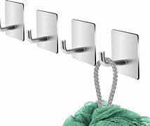 Image result for Adhesive Hooks for Shower Walls