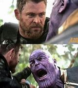 Image result for Thanos and Thor Meme