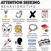 Image result for Attention-Seeking Behaviour