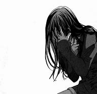 Image result for Anime Girl Side View Crying