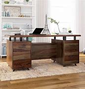 Image result for Tall Wooden Desks Kiosk