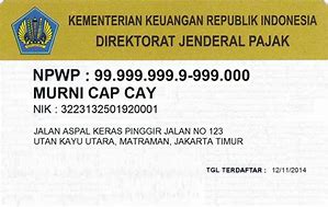 Image result for Nomor Npwp Pusat