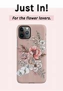 Image result for Black Phone with White Flower Case