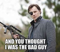 Image result for Walking Dead Governor Meme