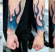 Image result for Blue Flame Tattoo