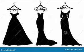 Image result for Silhouette Dress On Hanger