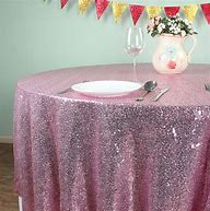 Image result for Pink Glitter Tablecloth