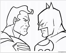 Image result for Batman vs Superman Dwan of Just Coloring Pages