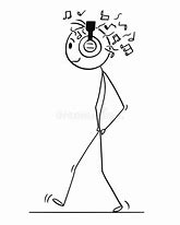 Image result for Stick Figure with Headphones