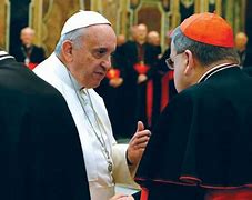 Image result for Pope Francis Meets with Cardinal Burke