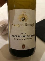 Image result for Kruger Rumpf Binger Scharlachberg Riesling Grosses Gewachs