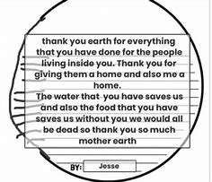 Image result for Hank You to Mother Earth