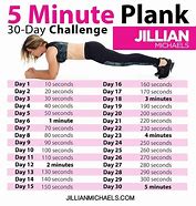 Image result for Plank Challenge 30-Day Chart