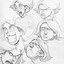 Image result for Funny Cartoon Face Pencil Drawings