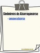 Image result for abarraganarse