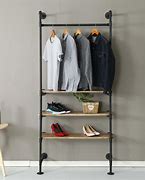 Image result for Industrial Clothing Rack Wall Mount
