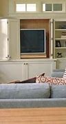Image result for Hide TV Behind Curtain