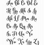 Image result for Calligraphy Cursive Letters
