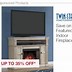 Image result for Electric Fireplace with Shelves