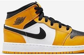 Image result for Yellow Air Jordans 1