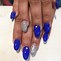 Image result for Blue Glitter Nail Designs