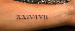 Image result for 1999 Roman Numerals Tattoo