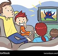 Image result for Living Room TV Cartoon