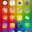 Image result for iPhone All Icons Wallpaper