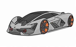 Image result for 2019 Lamborghini Terzo Millennio Drawing