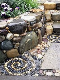 Image result for Pebble Mosaic Garden Art Ideas