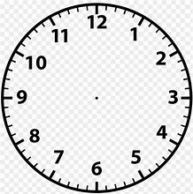 Image result for Blank Analog Clock Face